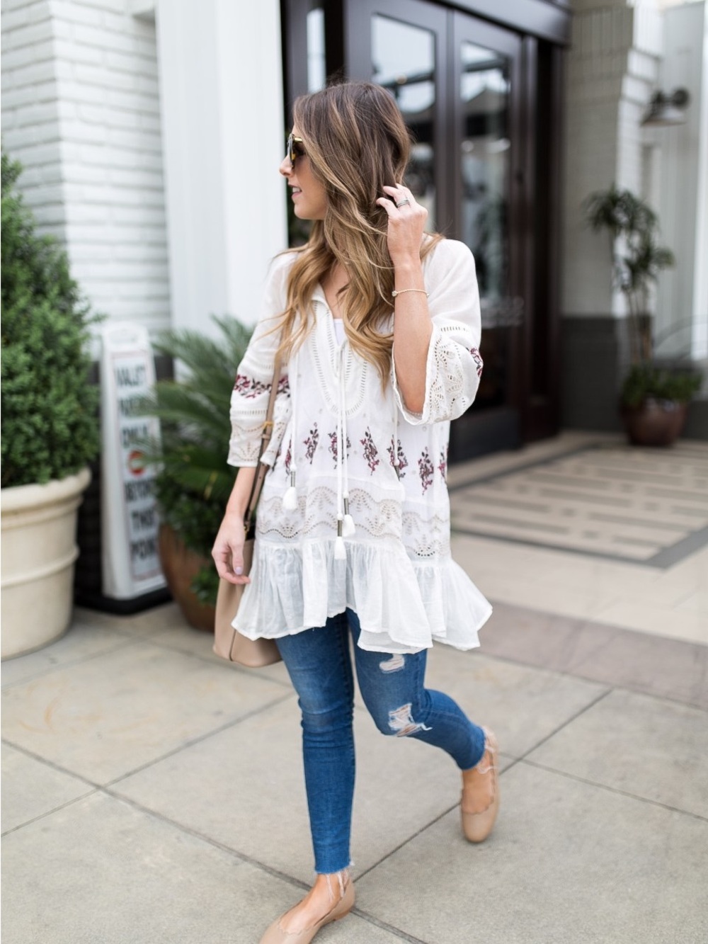 Free people You're Mine" Peasant Tunic